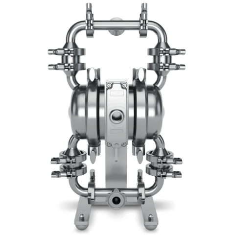 Wilden Saniflo™ Hygienic™ Series Clamped Metal Pump 25 mm (1 inch) - PS2